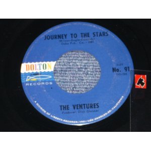 画像: JOURNEY TO THE STARS / WALKIN' WITH PLUTO   Dark BlueWith Black Print Label