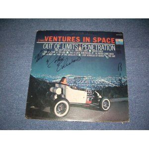 画像: (THE)VENTURES IN SPACE With  NOKIE'S AUTOGRAPHED SIGNED   BLUE W／SILVER PRINT LABEL