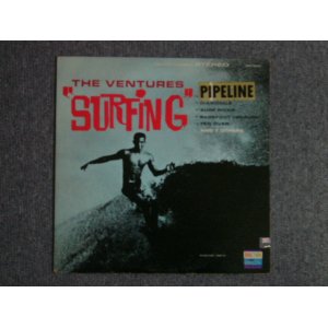 画像: “SURFING”　DARK BLUE W／BLACK PRINT LABEL With PIPELINE STICKER ON FRONT COVER 