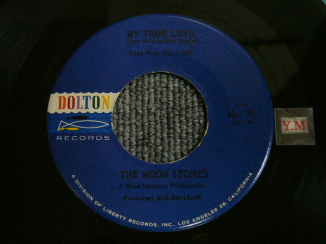 画像: THE MOON STONES ( BOB BOGLE & DON WILSON WORKS of THE VENTURES ) - MY TRUE LOVE / LOVE CALL 1963 US ORIGINAL 7"45's Single  
