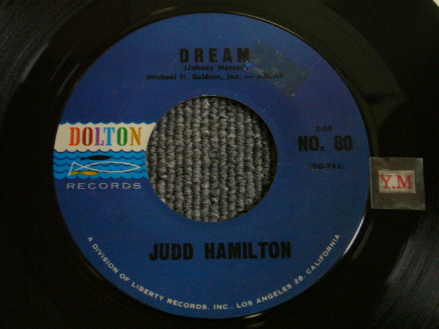 画像1: JUDD HAMILTON - DREAM / YOUR ONLY LOVE US ORIGINAL 