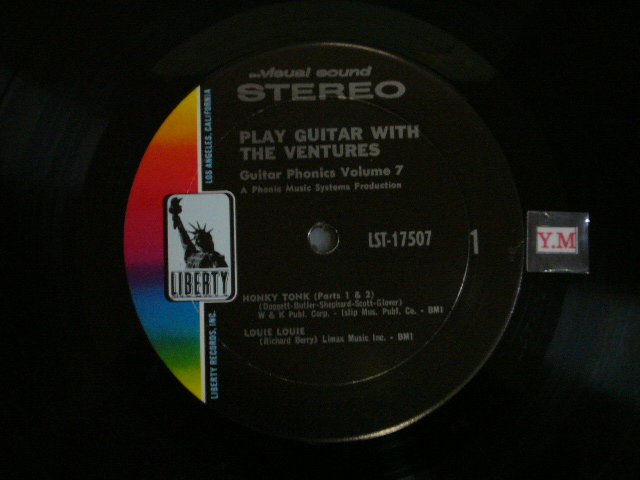 画像: PLAY GUITAR WITH THE VENTURES GUITAR PHONICS・Volume 7 Liberty Label 