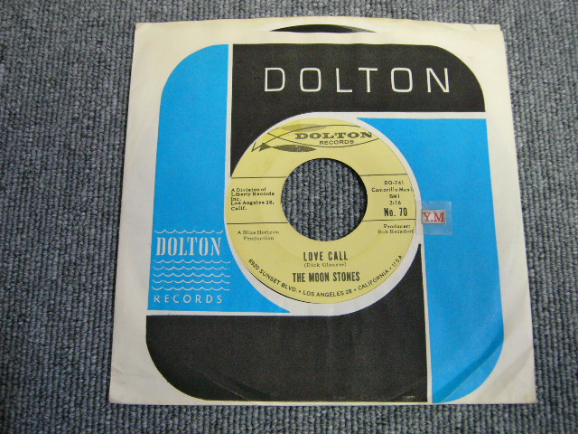 画像: THE MOON STONES ( BOB BOGLE & DON WILSON WORKS of THE VENTURES ) - MY TRUE LOVE / LOVE CALL 1963 US ORIGINAL Audition Label PROMO 7"45's Single  