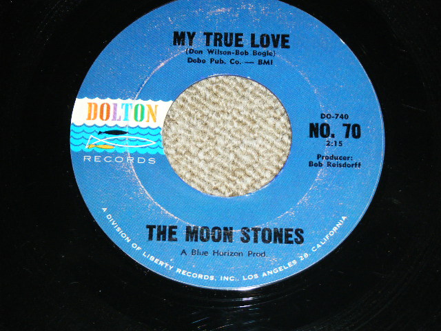 画像1: THE MOON STONES ( BOB BOGLE & DON WILSON WORKS of THE VENTURES ) - MY TRUE LOVE / LOVE CALL 1963 US ORIGINAL Black Print 7"45's Single  
