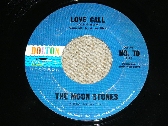 画像: THE MOON STONES ( BOB BOGLE & DON WILSON WORKS of THE VENTURES ) - MY TRUE LOVE / LOVE CALL 1963 US ORIGINAL Black Print 7"45's Single  