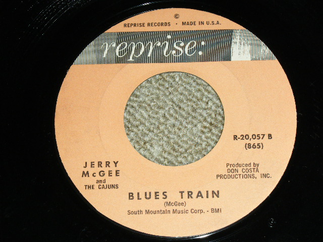 画像: JERRY McGEE- WALKIN' / BLUES TRAIN  : 1963?  US ORIGINAL 7"Sinlge 