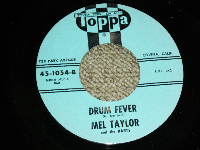 画像: MEL TAYLOR - THAT'S IT / DRUM FEVER  : 1962? US ORIGINAL 7"Single