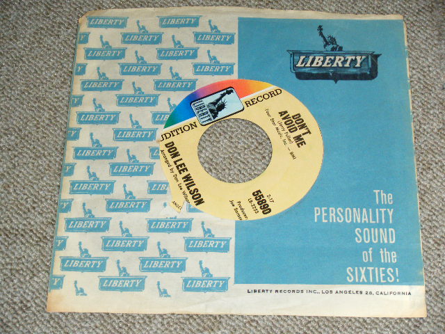 画像: DON LEE WILSON -  DON'T AVOID ME  / SALLY    :  1966  US ORIGINAL Audition Promo 7 Single 
