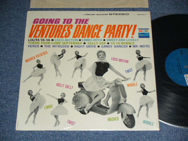 画像1: GOING TO THE VENTURES DANCE PARTY ; 1964 ,Maybe BLUE with BLACK Print  LABEL 