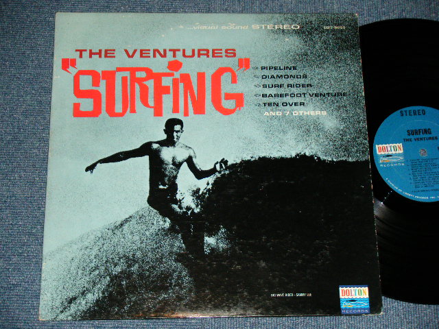 画像1: “SURFING”　 DARK BLUE With BLACK PRINT LABEL  