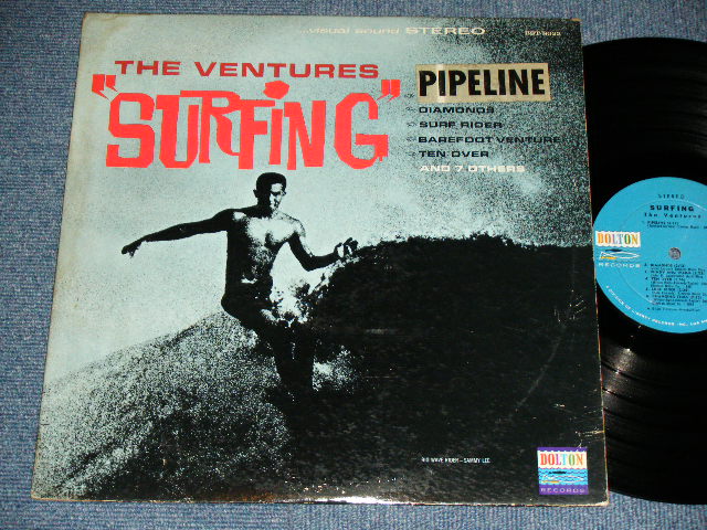 画像1: “SURFING”　 BLUE With BLACK PRINT LABEL With "PIPELINE" STICKER ON FRONT COVER 