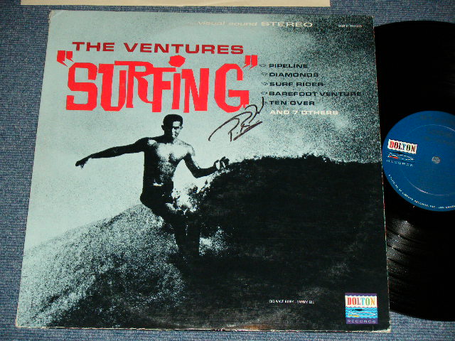 画像1: “SURFING”　DARK BLUE with SILVER PRINT LABEL 