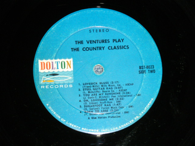 画像: Play COUNTRY CLASSICS       First Cover Design   " BLUE With BLACK PRINT Lavel" STEREO