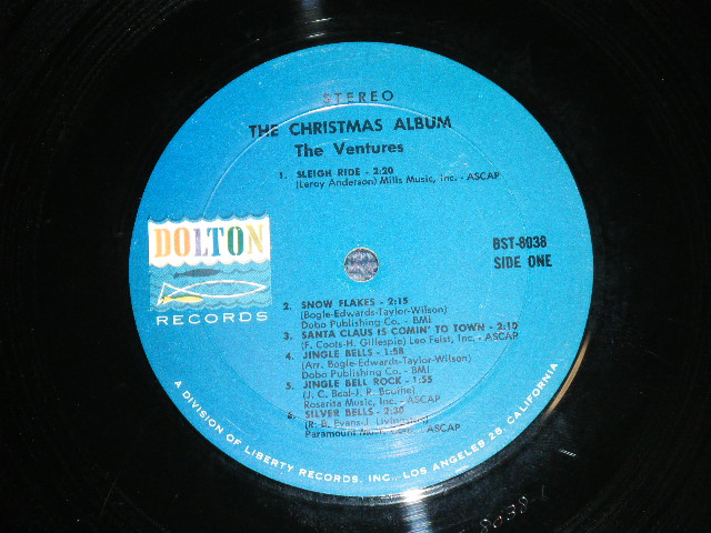画像: THE CHRISTMAS ALBUM       Blue With Black  Print Label  STEREO 