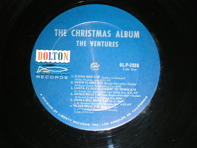 画像: THE CHRISTMAS ALBUM      1965 US AMERICA Version  "'DARK BLUE with SILVER PRINT LABEL" MONO  LP