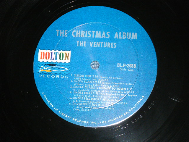 画像: THE CHRISTMAS ALBUM      1965 US AMERICA Version  "'DARK BLUE with SILVER PRINT LABEL" MONO  LP