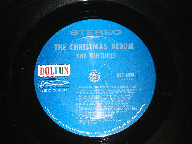 画像: THE CHRISTMAS ALBUM       1965 Version DARK BLUE with SILVER PRINT Label  STEREO 