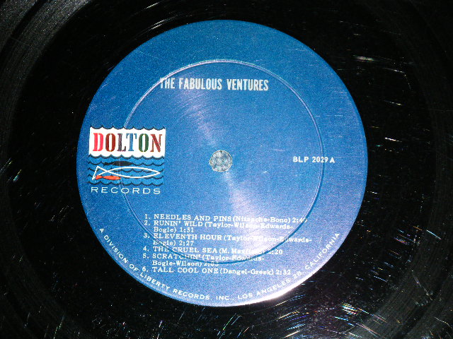画像: THE FABULOUS VENTURES   DARK Blue With SILVER Print Label   Maybe...1st Press Label