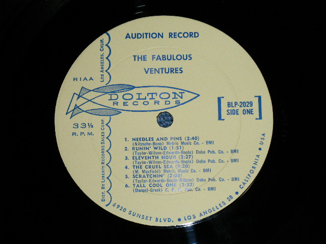 画像: THE FABULOUS VENTURES    AUDITION Label PROMO 