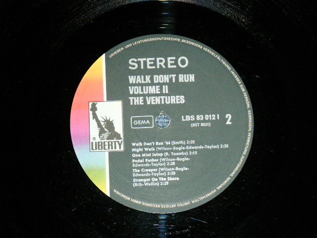 画像: WALK, DON'T RUN VOL.2  GERMAN 2nd Issued Reissue  STEREO  LP 