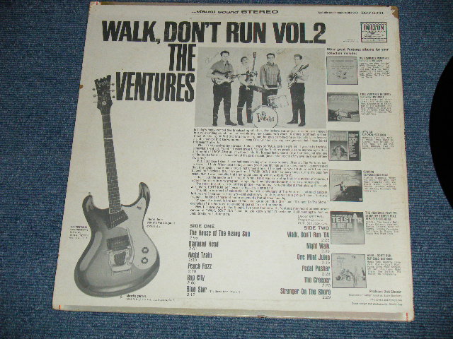 画像: WALK DON'T RUN VOL.2 : SWEAT SHIRT Version  1964 US AMERICA ORIGINAL "DARK BLUE with SILVER PRINT Label" STEREO  