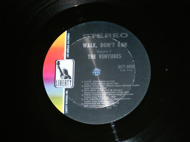 画像: WALK DON'T RUN VOL.2 : 2nd press Version NON SWEAT SHIRT 1970 Version US AMERICA  4th press Version  "LIBERTY  Label" STEREO  