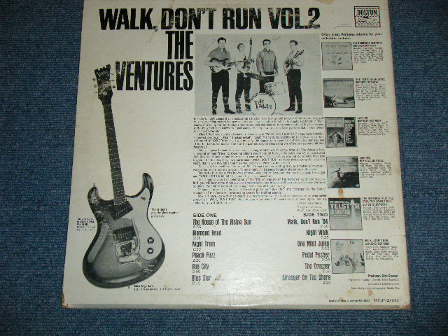 画像: WALK DON'T RUN VOL.2 : SWEAT SHIRT Version  1964 US AMERICA ORIGINAL "DARK BLUE with SILVER PRINT Label"  MONO