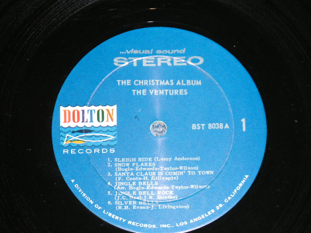 画像: THE CHRISTMAS ALBUM    Dark Blue With Silver Print Label  STEREO 