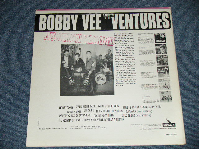 画像: BOBBY VEE MEETS THE VENTURES    PROMO AUDITION Label MONO version  