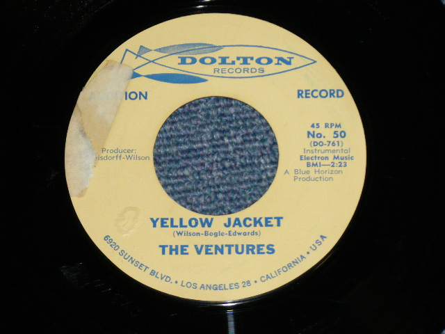 画像1: YELLOW JACKET / GENESIS    1962 ORIGINAL ＡＵＤＩＴＩＯＮ Label PROMO