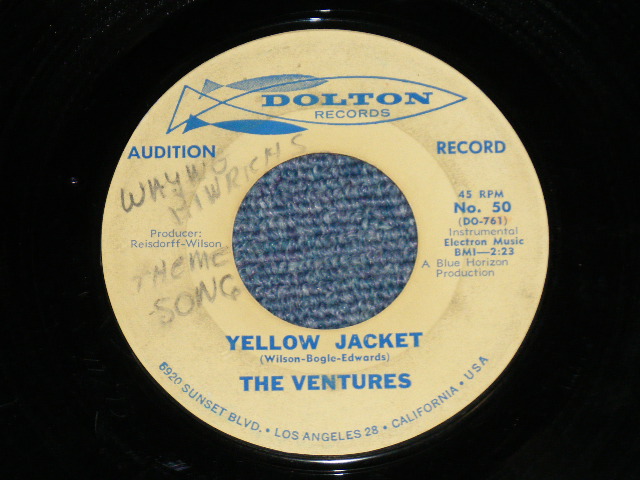 画像1: YELLOW JACKET / GENESIS    1962 ORIGINAL ＡＵＤＩＴＩＯＮ Label PROMO