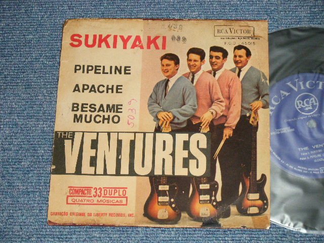画像1: SUKIYAKI　 1963  BRAZIL  " EP with PICTURE SLEEVE 