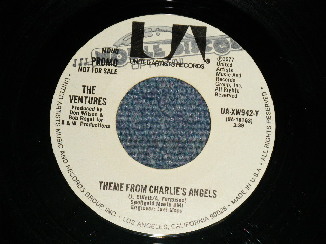 画像1: THEME FROM CHARLIE'S ANGEL / THEME FROM CHARLIE'S ANGEL  Promo Only Same Flip Mono/Stereo & YELLOW/WHITE VERSION Label 