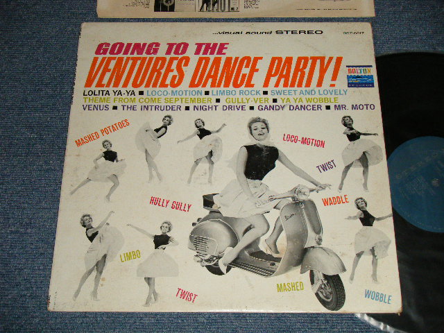 画像1: GOING TO THE VENTURES DANCE PARTY    1962 TURQUOISE GREEN Label 