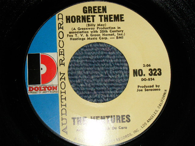 画像1: GREEN HORNET THEME / FUZZY AND WILD   Audition Label　