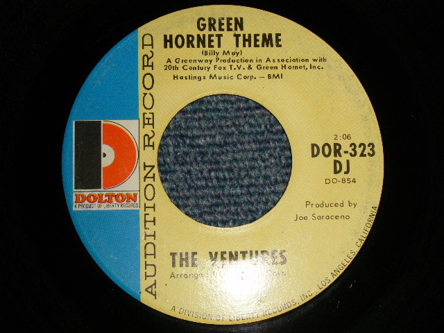 画像1: GREEN HORNET THEME / FUZZY AND WILD   Audition Label PROMO　