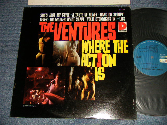 画像1: WHERE THE ACTION IS    Late 1965 Version? US AMERICA 2nd Press "BLUE with BLACK PRINT Label" MONO Used LP