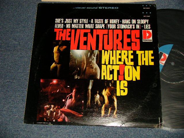 画像1: WHERE THE ACTION IS     Late 1966-7 Version? US AMERICA 3rd Press "'D' MARK Label" STEREO Used LP 