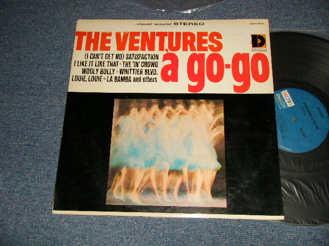 画像1: VENTURES A GO GO    1965 Version 2nd Press "BLUE with BLACK Print Label"