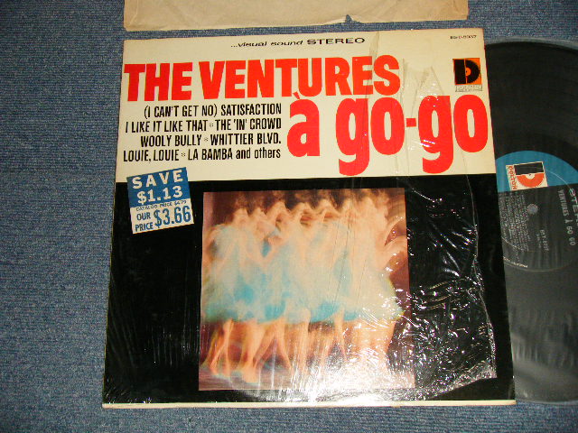 画像1: VENTURES A GO GO    1967 Version 3rd Press "'D' MARK Label"
