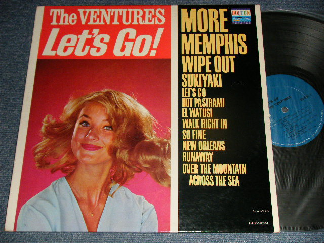 画像1: LET'S GO      /1965 Version US AMERICA RE-PRESS 2nd Press "BLUE with BLACK Print Label" MOMO LP