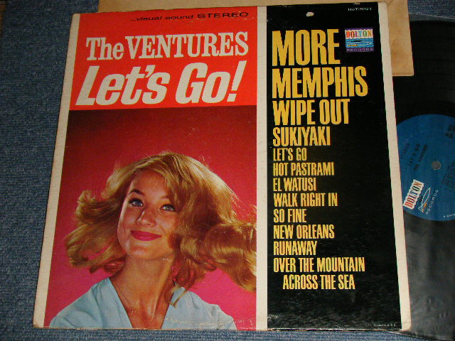 画像1: LET'S GO      /1965 Version US AMERICA RE-PRESS 2nd Press "BLUE with BLACK Print Label" STEREO LP