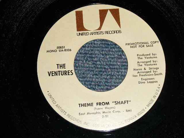 画像1: THEME FROM "SHAFT" A)MONO   B)STEREO    "PROMO ONLY SAME FLIP" 