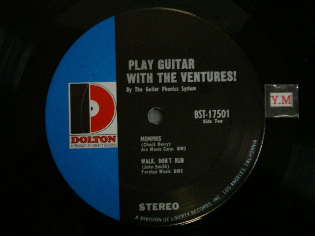 画像: PLAY GUITAR WITH THE VENTURES   "D" Mark Label / SEALED Copy