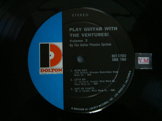 画像: PLAY GUITAR WITH THE VENTURES Volume 2 "D" Mark Label  