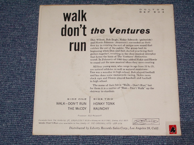 画像: WALK DON'T RUN With 4 MEMBERS AUTOGRAPHED SIGNED 