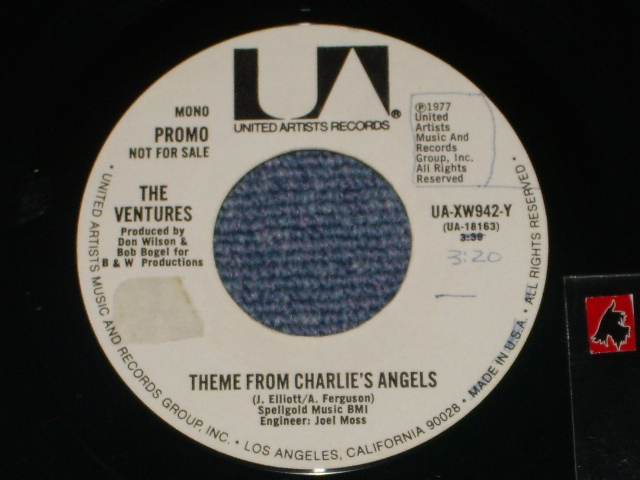 画像1: THEME FROM CHARLIE'S ANGEL / THEME FROM CHARLIE'S ANGEL  Promo Only Same Flip Mono/Stereo & YELLOW/WHITE VERSION Label 