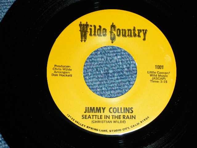 画像1: JIMMY COLLINS ( Song made by CHRISTIAN WILDE FRIEND of THE VENTURES ) - SEATTLE IN THE RAIN / SEATTLE IN THE RAIN     1969 US ORIGINAL 7"SINGLE 