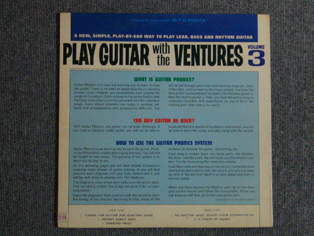 画像: PLAY GUITAR WITH THE VENTURES Volume 3 "D" Mark Label  