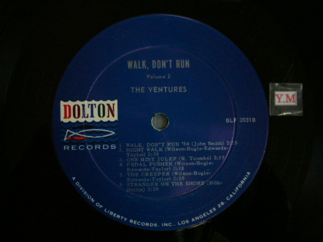 画像: WALK, DON'T RUN VOL.2 (1st Jacket)Dark Blue With／Silver Print Label 